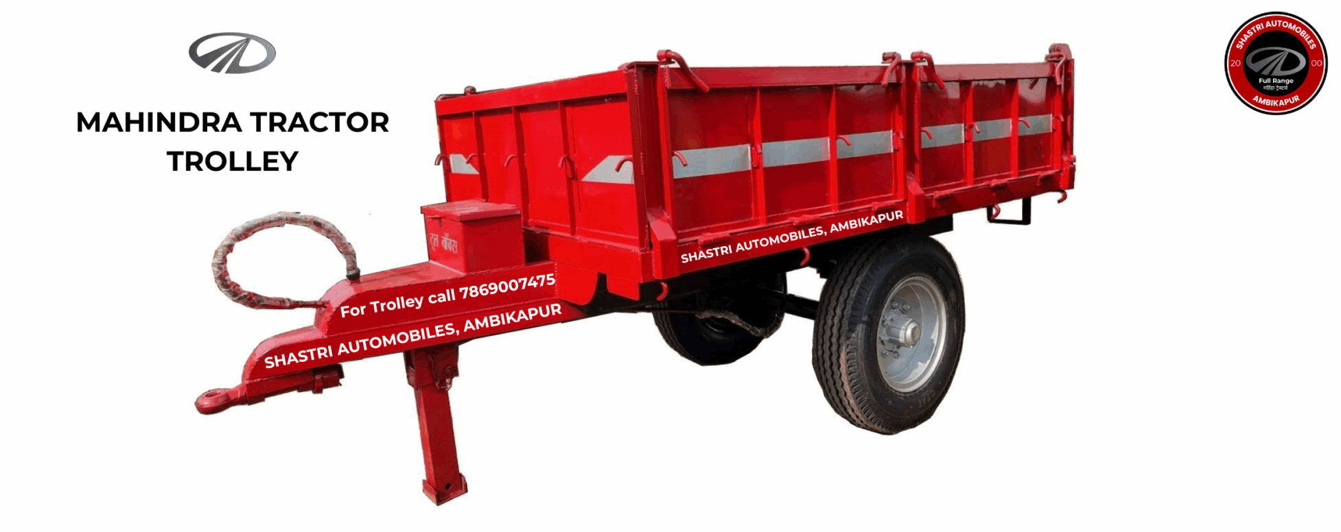 Mahindra Tractor Trolley available at Shastri automobiles, ambikapur